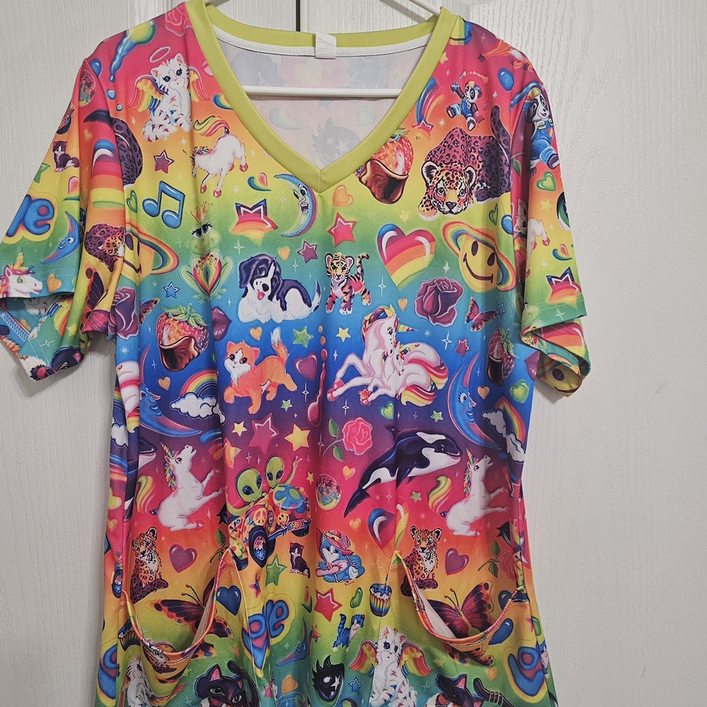 Colorful Graphic Print T-Shirt